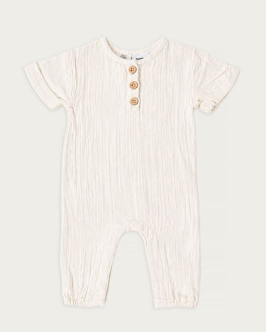 Muslin Frankie Romper - Vanilla