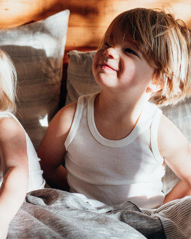 Merino Singlet | Indigo - Merino & Me
