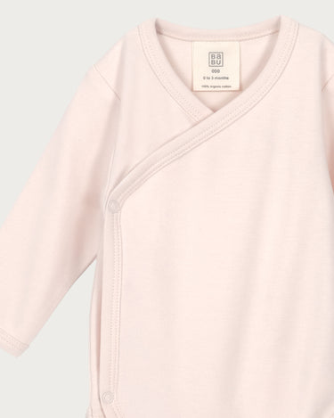 Cotton Kimono Bodysuit - Petal