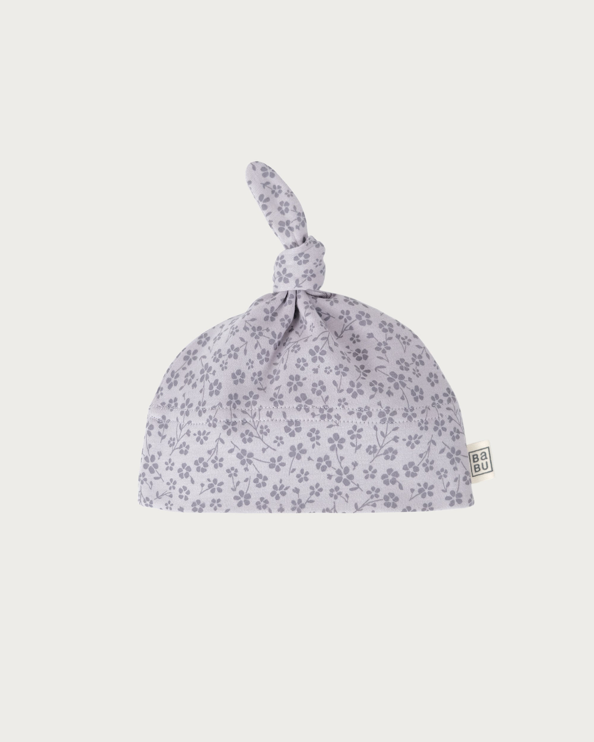 Knotted Beanie - Ditsy Floral