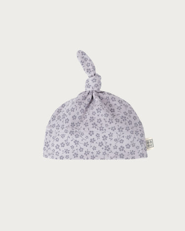 Cotton Knotted Beanie - Ditsy Floral