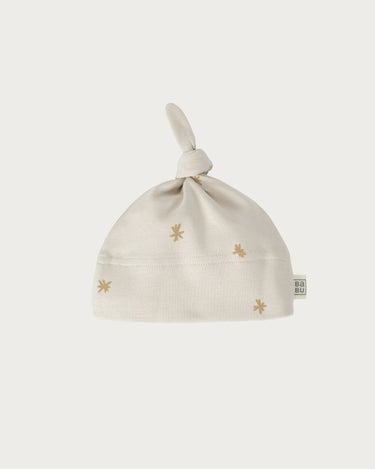 Cotton Knotted Beanie - Marigold Star