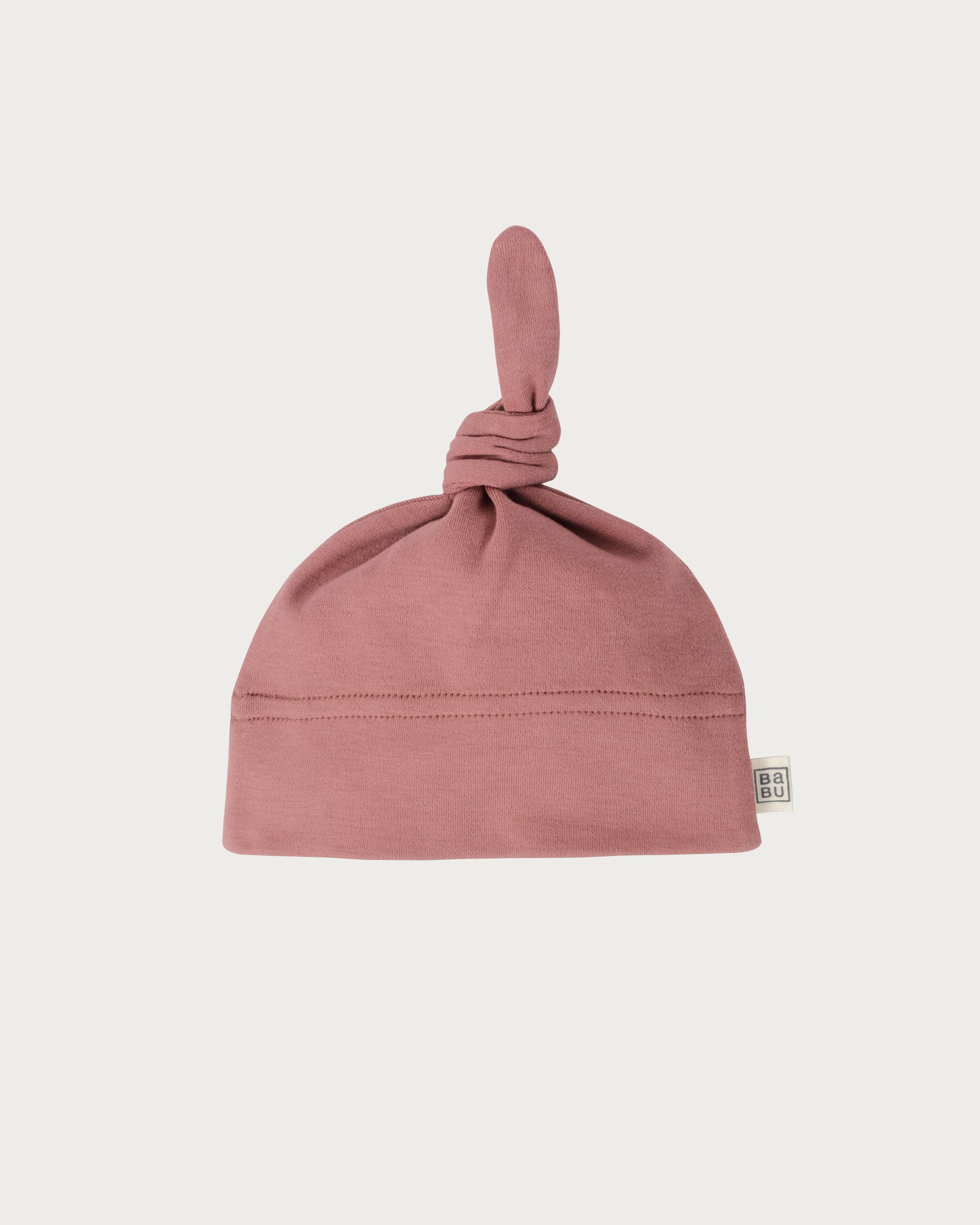 Knotted Beanie - Rose