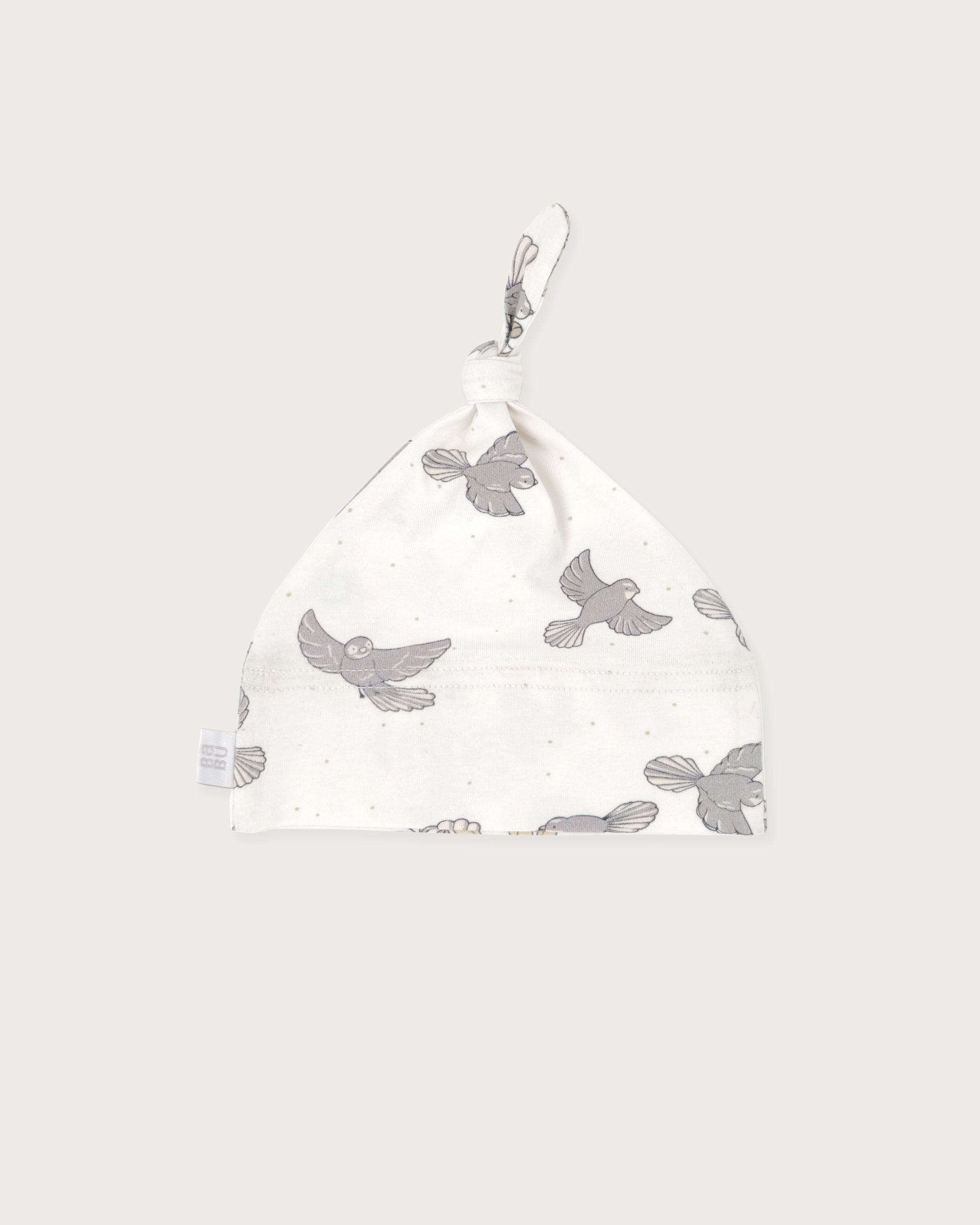 Organic Cotton Knotted Beanie NZ Forest