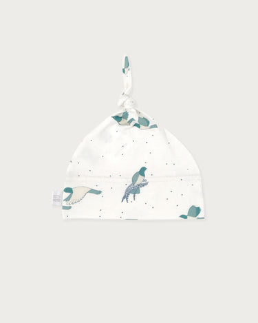 Cotton Cotton Knotted Beanie - Kereru