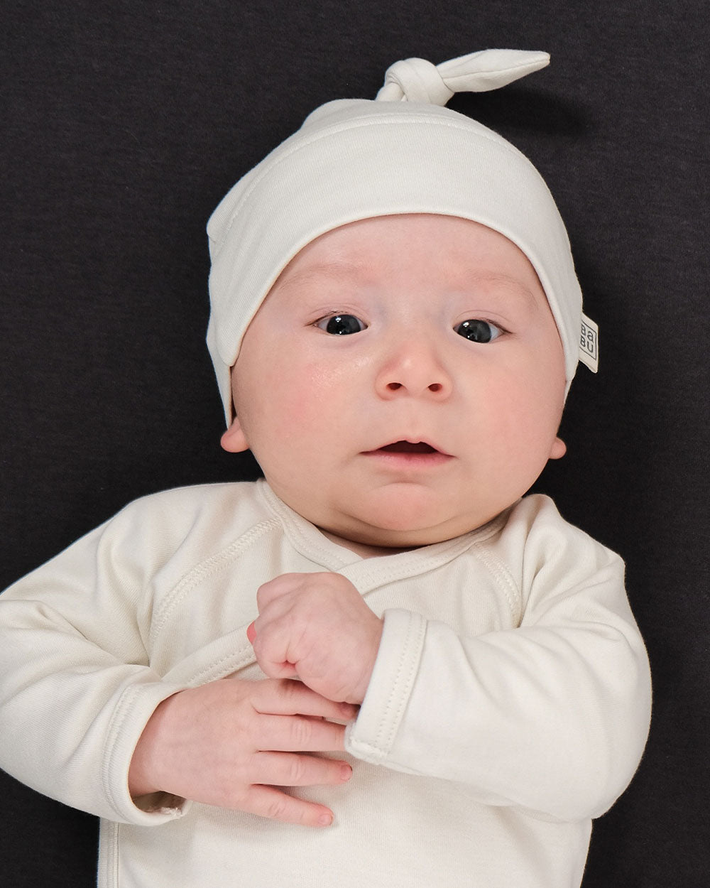 Knotted Beanie - Cream