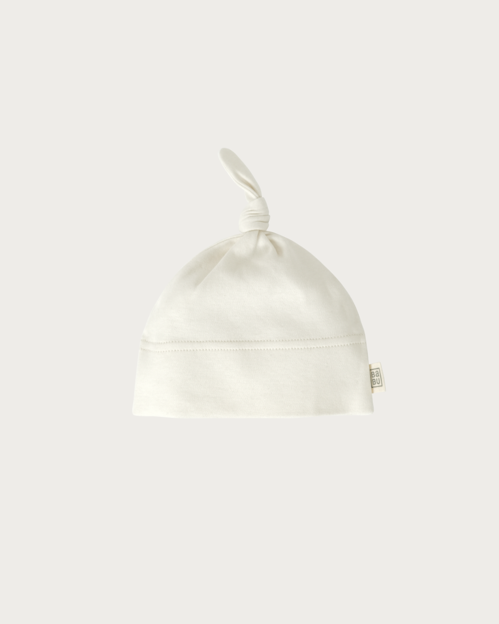 Knotted Beanie - Cream