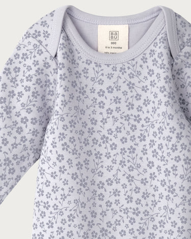 Cotton Long Sleeve Bodysuit - Ditsy Floral