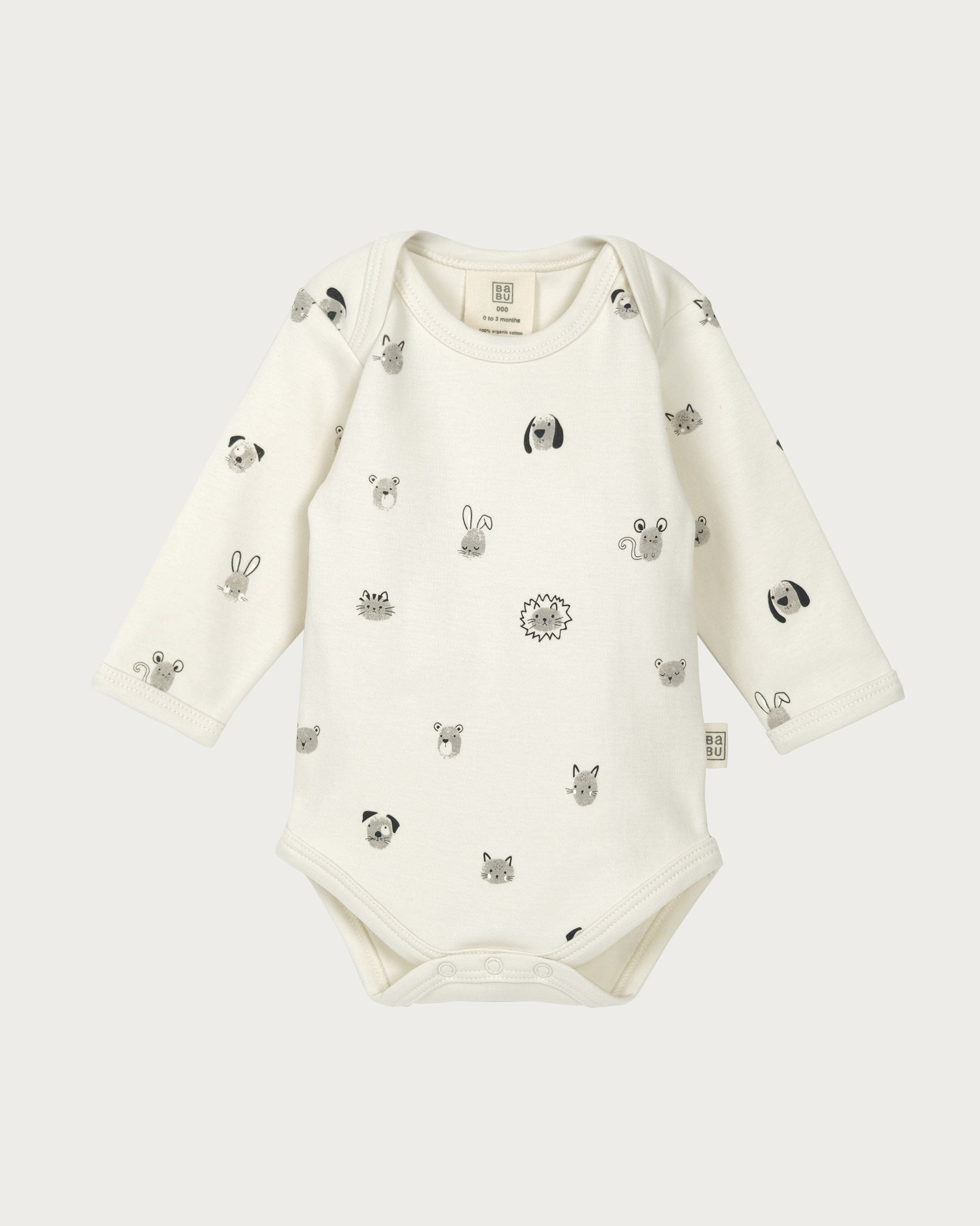 Long Sleeve Bodysuit - Fingerprint Friends