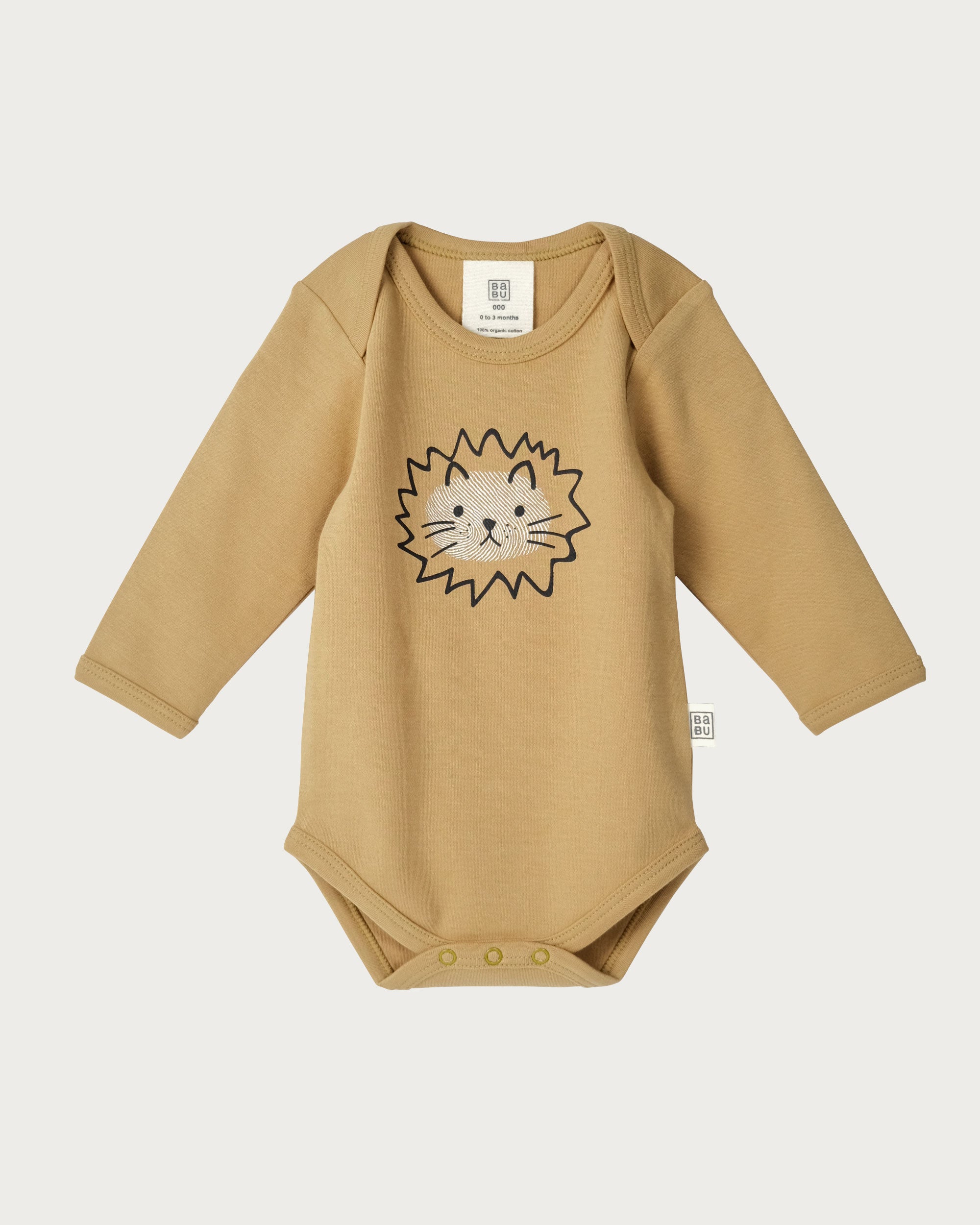 Long Sleeve Bodysuit - Lion