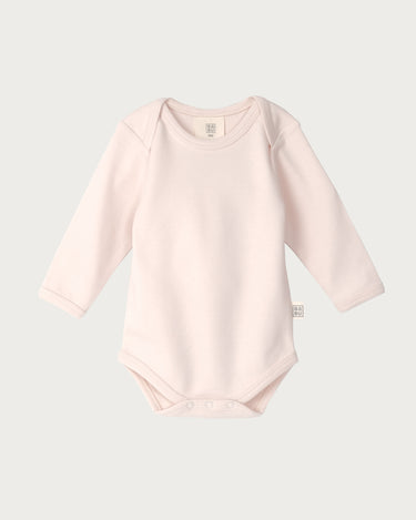 Cotton Long Sleeve Bodysuit - Petal