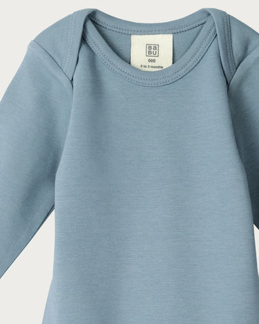 Cotton Long Sleeve Bodysuit - River