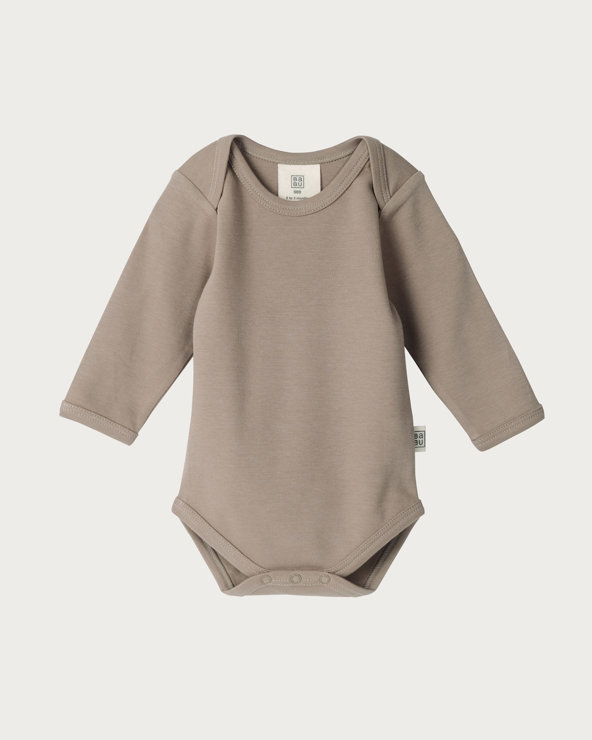 Long Sleeve Bodysuit - Walnut