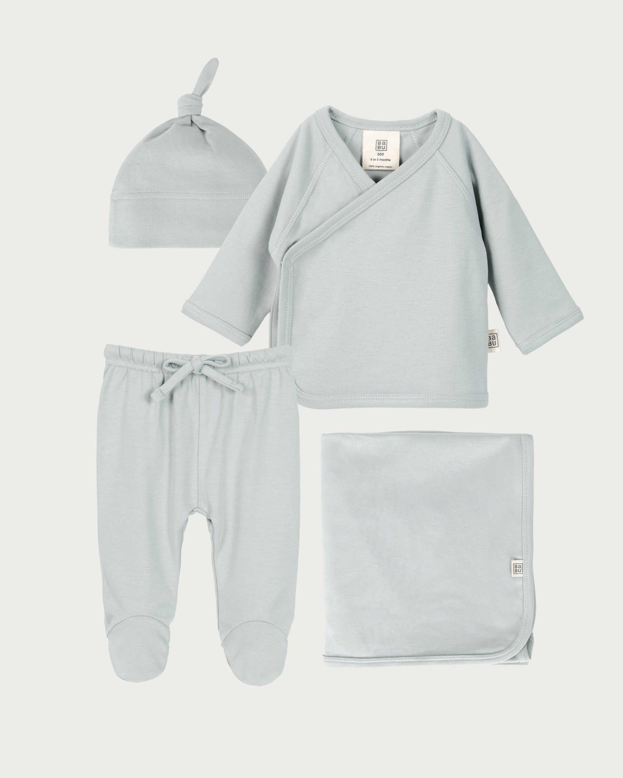 Welcome Home Newborn Layette Set - Sky