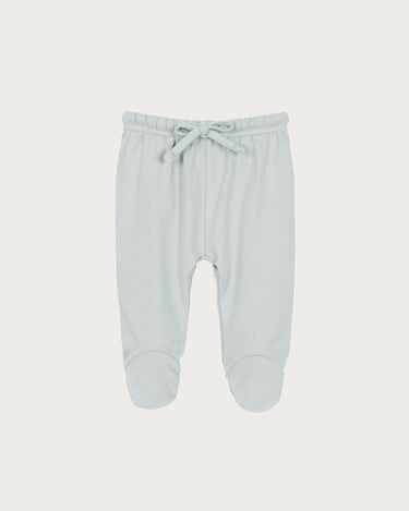 Cotton Footed Leggings - Sky