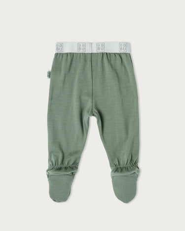 Merino Footed Leggings - Sage