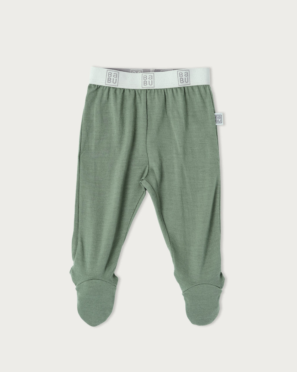 Merino Footed Leggings - Sage