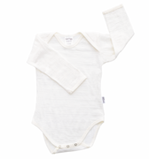 Long Sleeve Bodysuit | Vanilla - Merino & Me