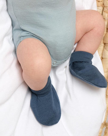 Merino Booties  - Plum