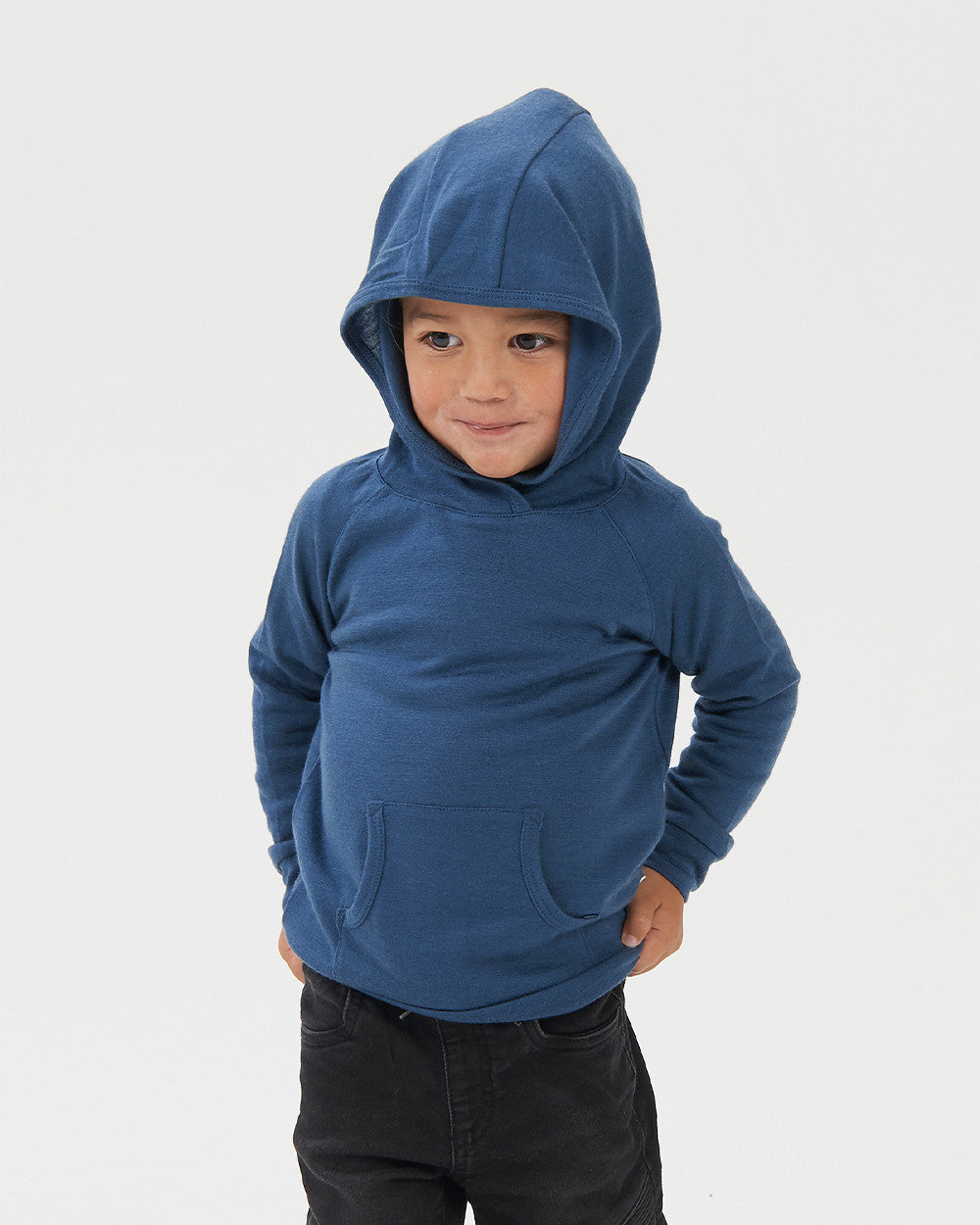 Merino Hoodie - Denim