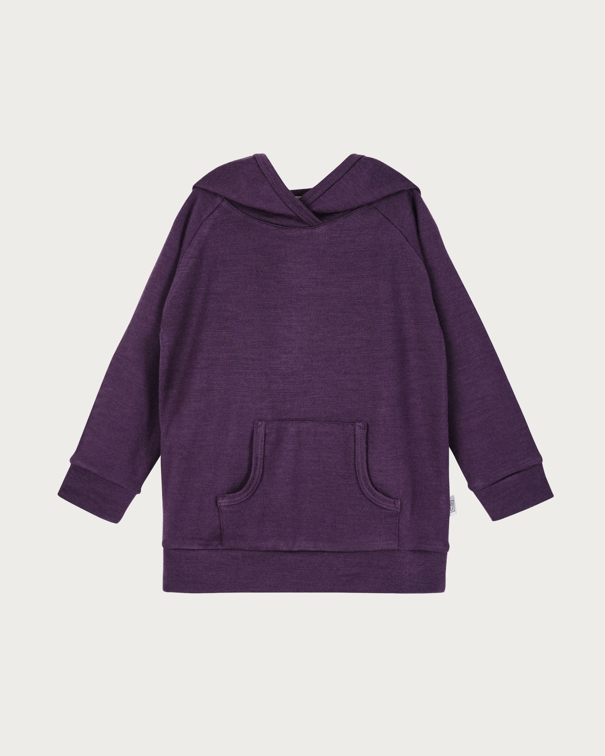 Merino Hoodie - Plum