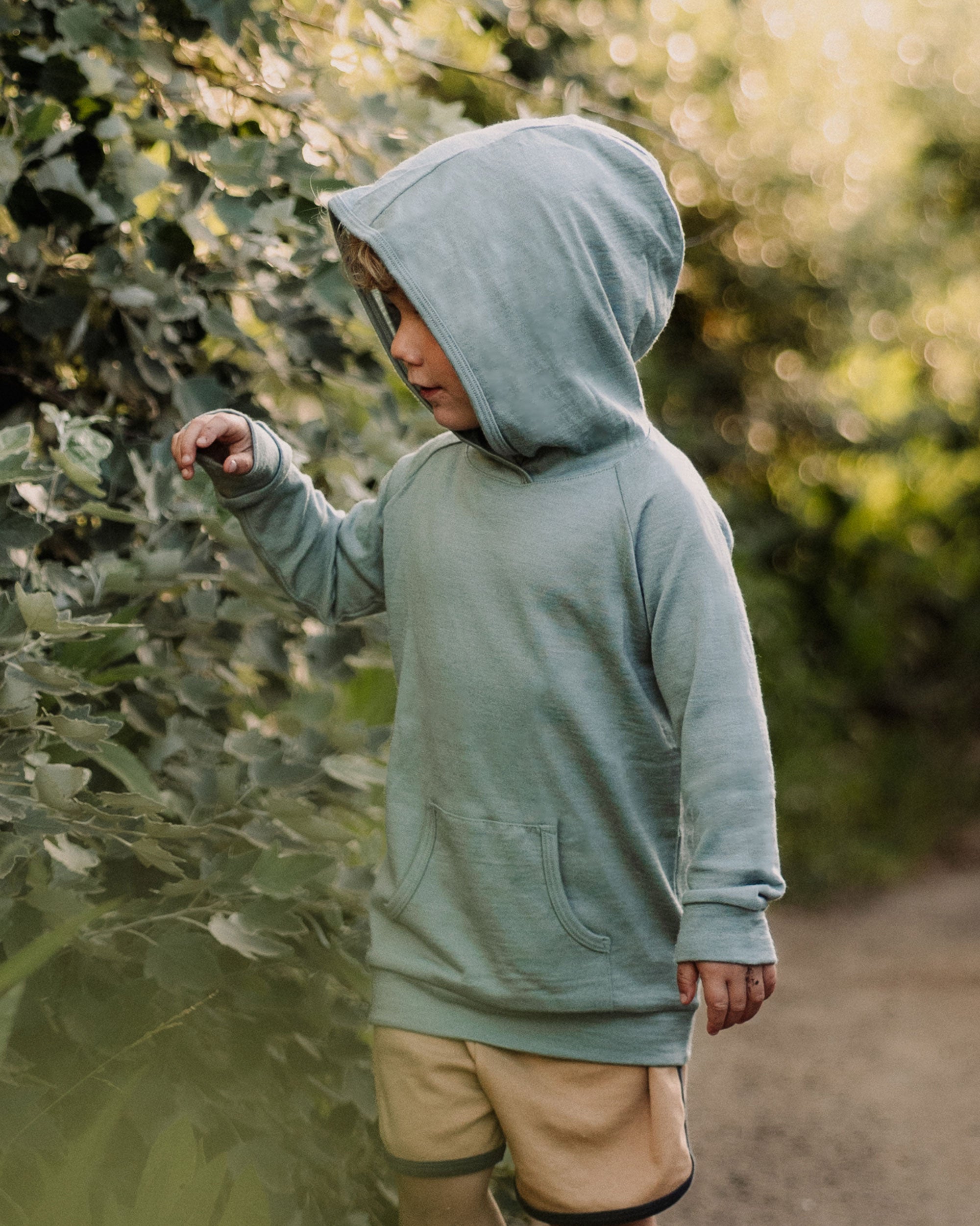 Merino Hoodie - Sage