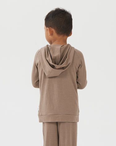 Babu Merino Hoodie - Walnut - view 5