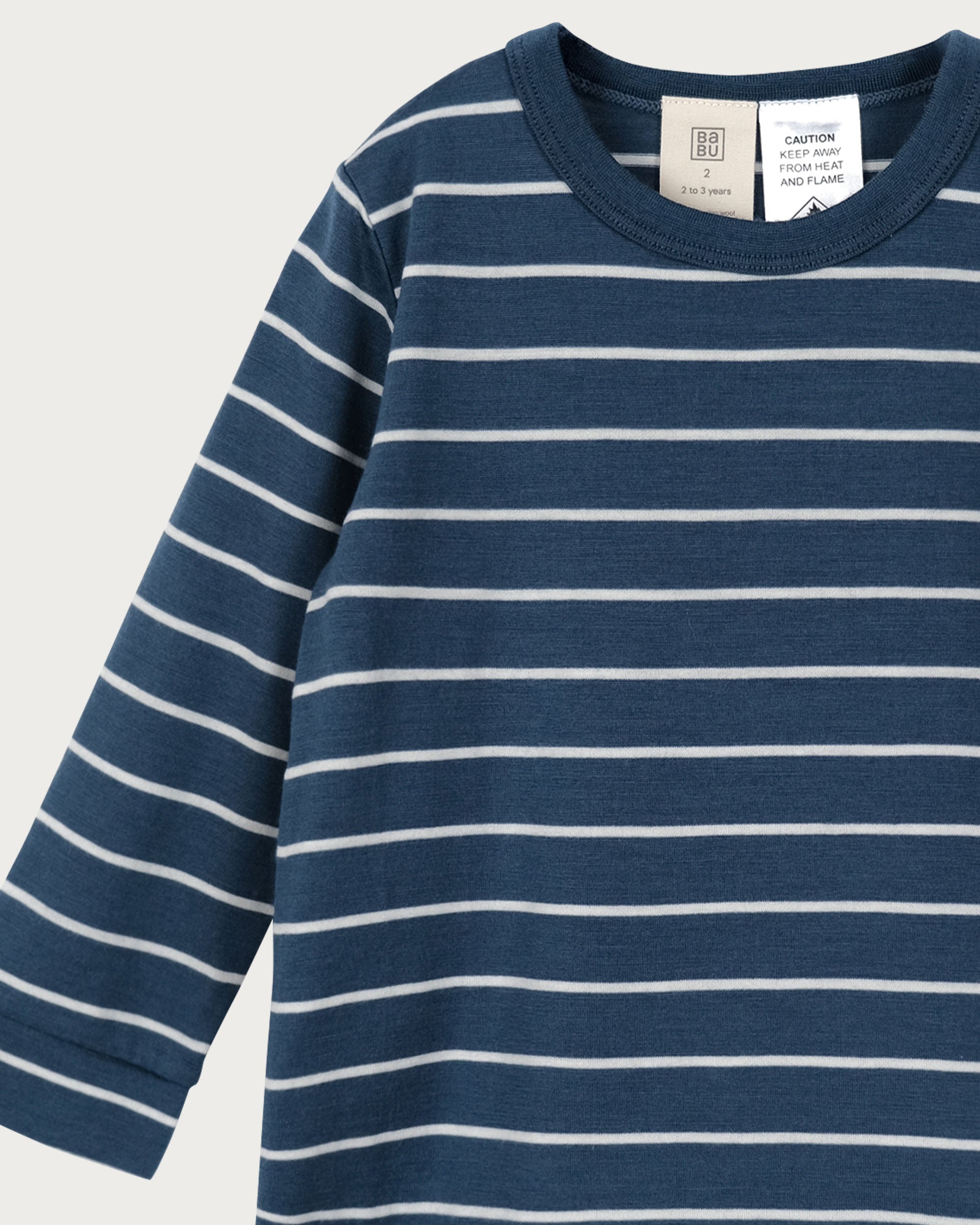 Merino PJ Set - Denim Stripe