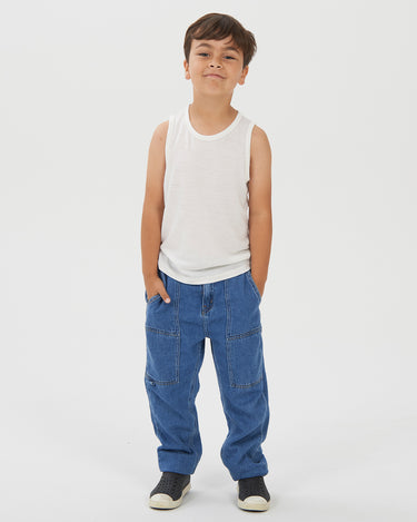 Babu Merino Singlet - Cream - view 3