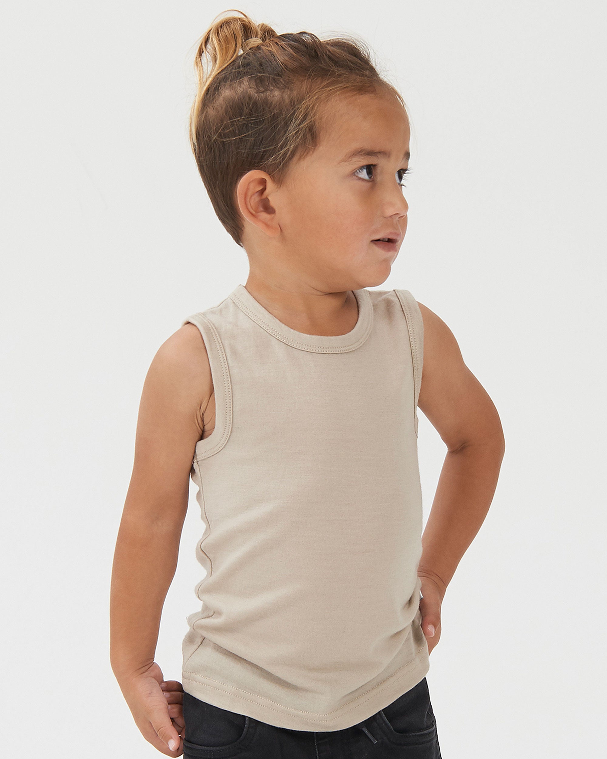 Merino Singlet - Mushroom