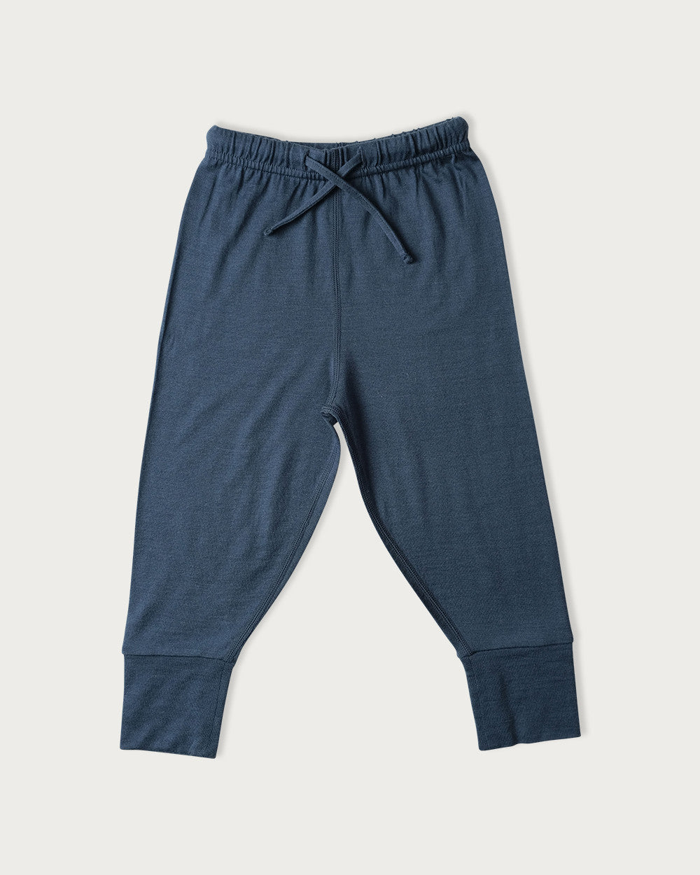 Merino Cuffed Pants - Denim
