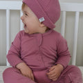 Babu Merino Ribbed Beanie - Blossom - view 2