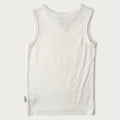 Babu Merino Singlet - Cream - back view