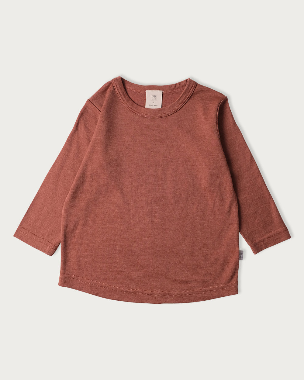 Merino Long Sleeve Tee - Copper