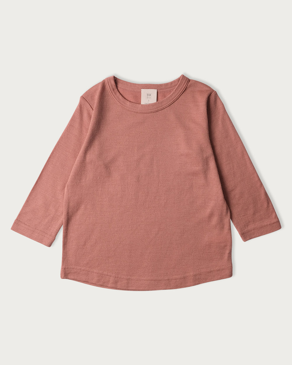 Merino Long Sleeve Tee - Rose