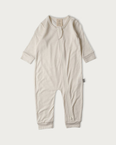 Merino Footless Onesie - Cream