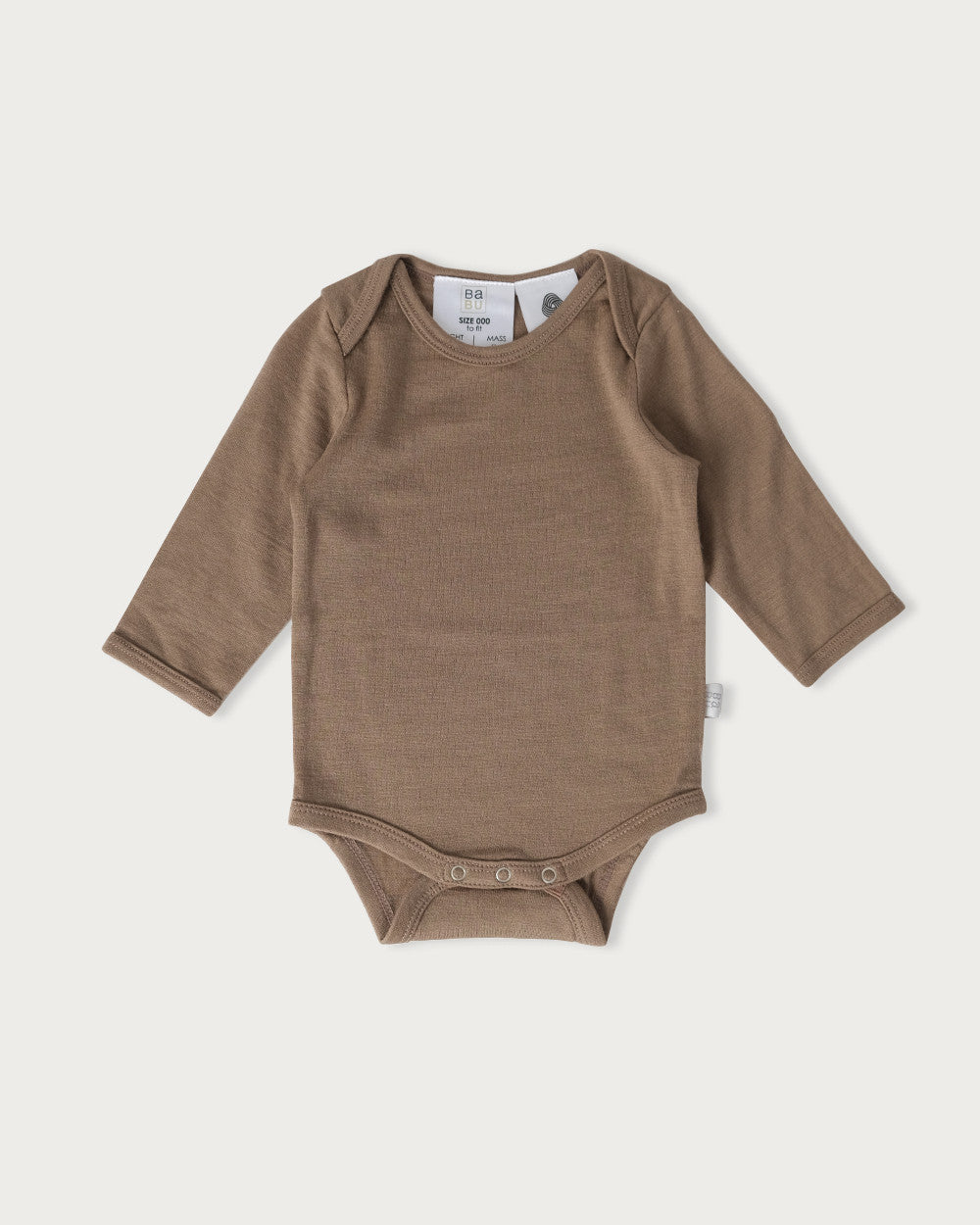 Merino Bodysuit - Walnut