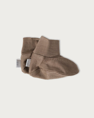Merino Booties - Walnut