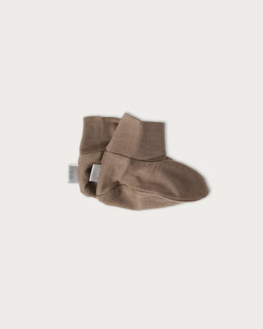 Merino Booties - Walnut