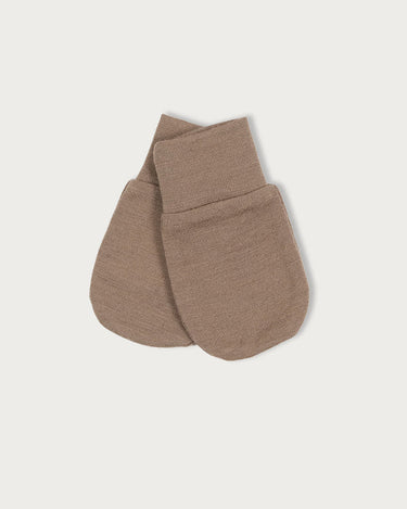 Merino Mittens - Walnut