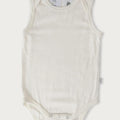 Babu Merino Singlet Bodysuit - Cream