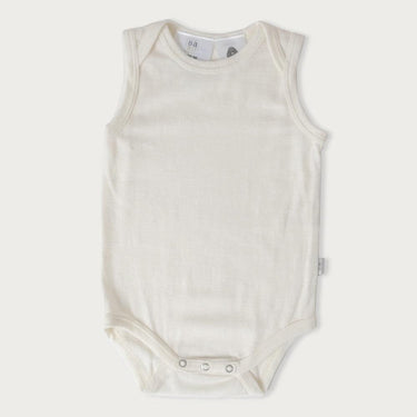 Merino Singlet Bodysuit | Cream