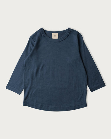 Merino Long Sleeve Top - Denim