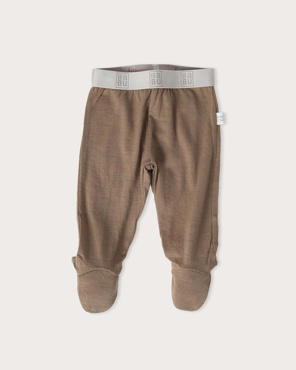 Merino Footed Leggings - Walnut