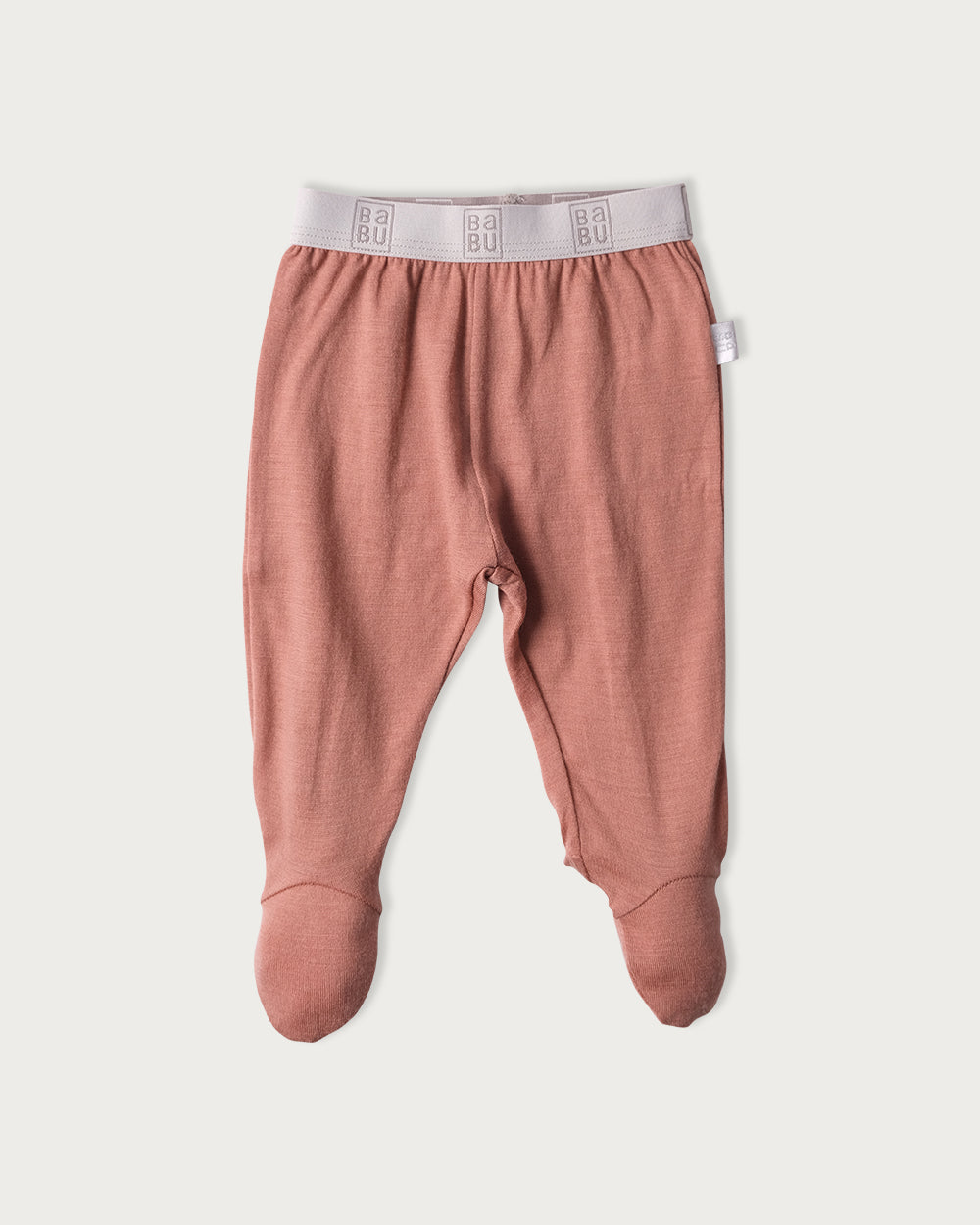 Merino Footed Leggings - Rose