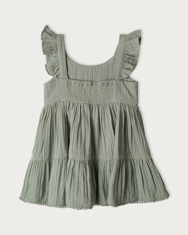 Muslin Mia Dress - Matcha