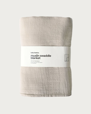 Muslin Swaddle Blanket - Oat