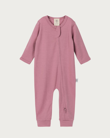 Merino Footless Onesie - Blossom