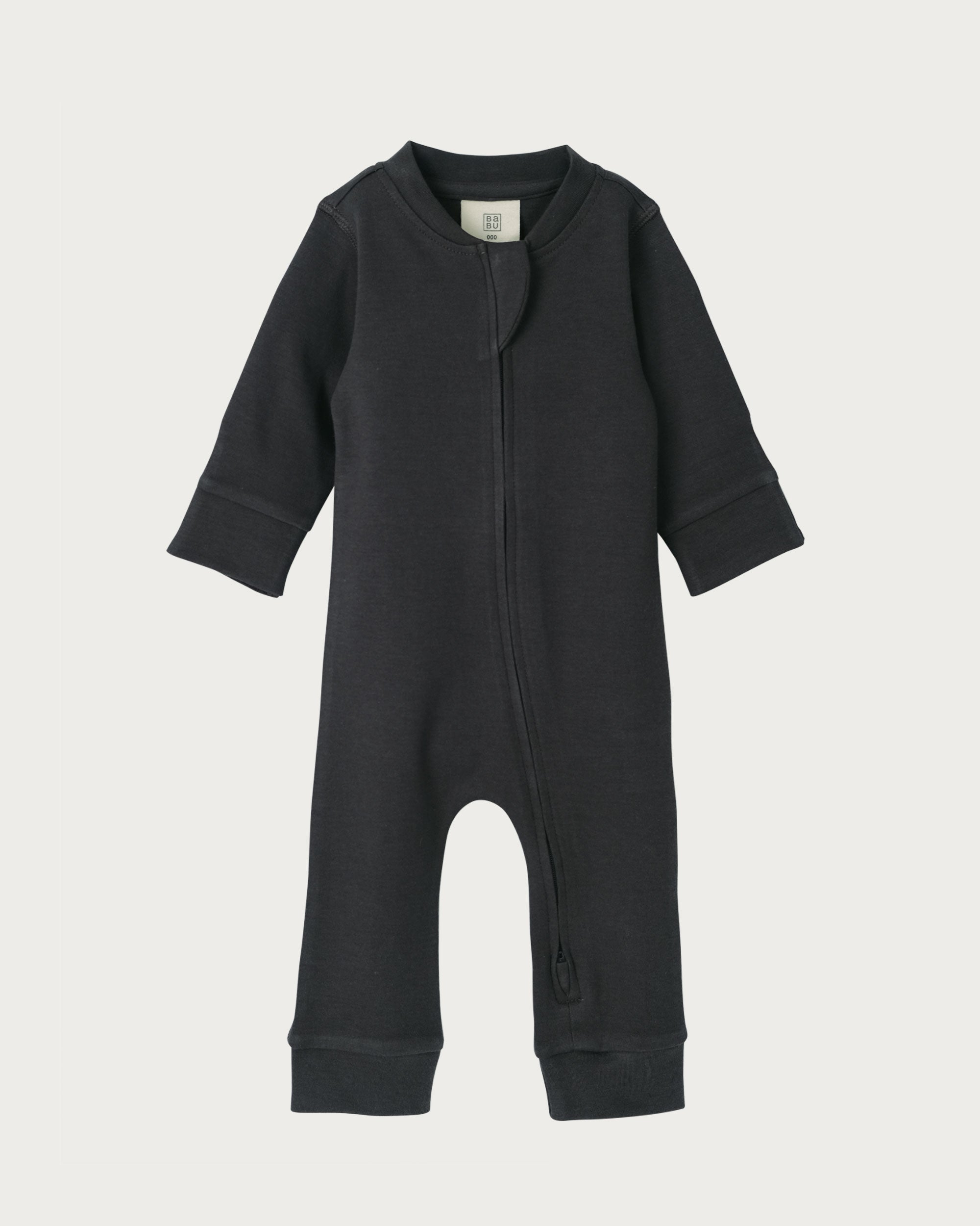 Footless Onesie Zipsuit - Charcoal