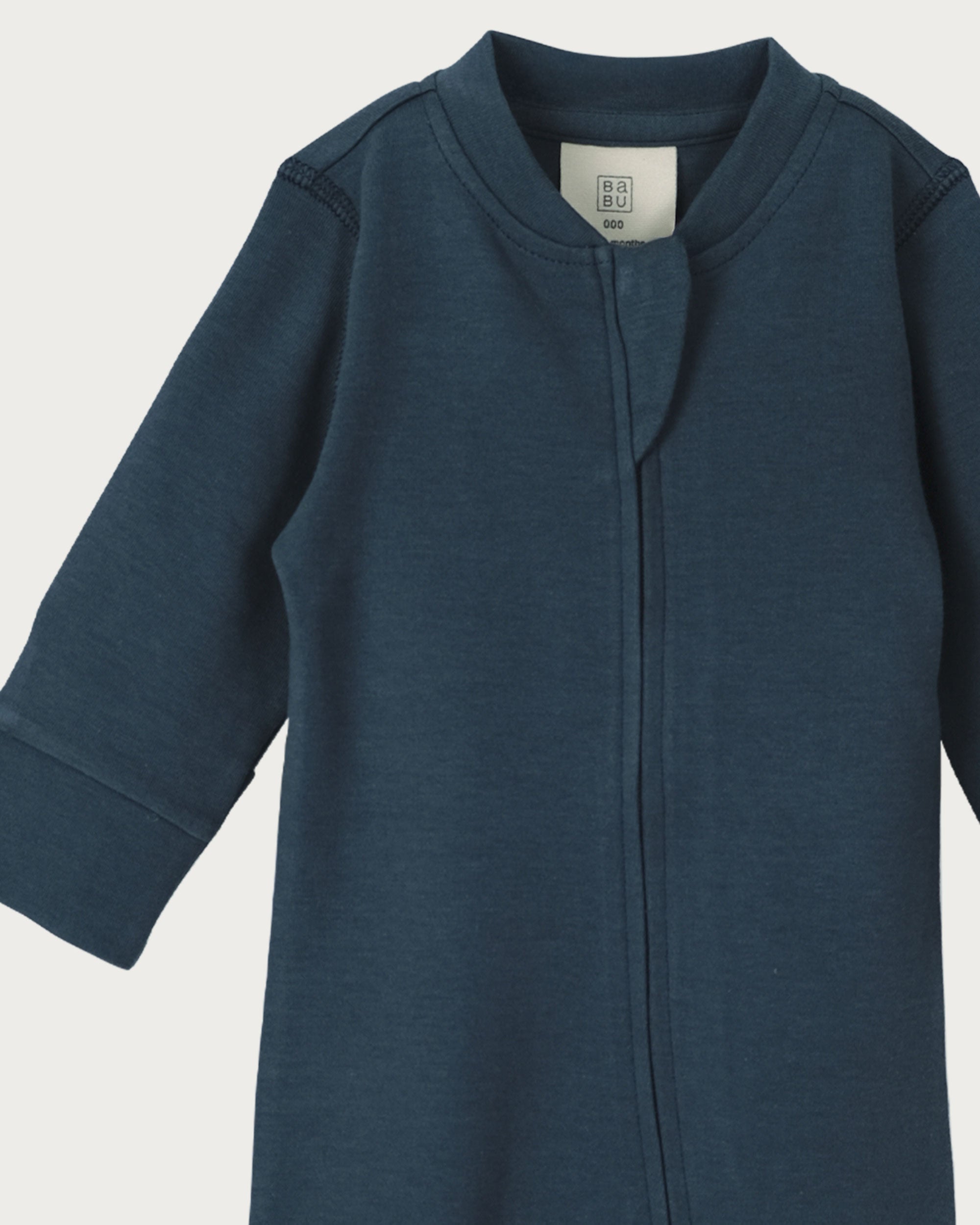 Footless Onesie Zipsuit - Denim